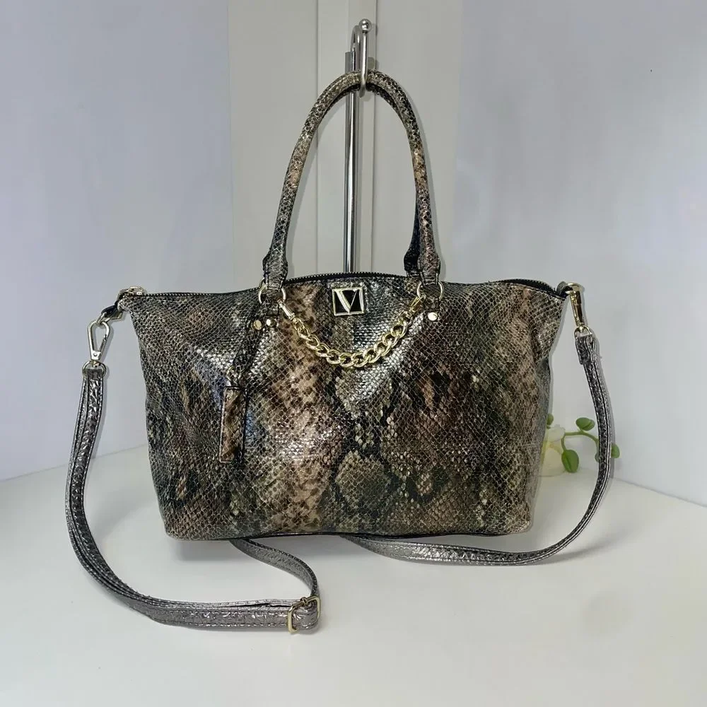 Victoria's Secret Snakeskin Satchel